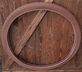 Fahrrad Reifen, 28 x 1,75 (47-622), ungemarkt, braun, klassisches Modell, sehr stabile Ausführung, HiMo tauglich! 