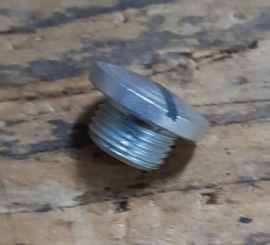 Verschlußschraube für Schwimmergehäuse, Vergaser SACHS-Motor 98ccm, Gewinde 12 mm, Kopf 18,5 mm 