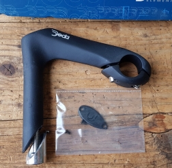 Lenker Vorbau "DEDA", Alu mattschwarz, L=110mm, Klemmung= 26,0 mm, NOS/NIB, Schaftmaß 22.2mm 