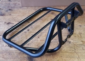 Gepäckträger für Frontmontage am Steuerrohr, Ladefläche ca. 26 x 35 cm, stabile Ausf. vom Traditionshersteller 