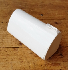 Werkzeugbox Kunststoff weiß Maße ca. 133x75x55 mm  , NOS 70-80er Jahre ! 