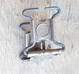 RIEMANN Karbidlaternen Schwebe für Fahrradlaterne, Aufnahme ca. 30 mm, rare, orig. alte Neuware !, ggf. mit leichter Patina   