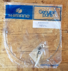 Shimano POSITRON Schaltzug,  fester Innendraht für indexierte 5-7 Gang Shimano Kettenschaltungen der 70-90er Jahre, L: 1870 mm,  orig. NOS.     
