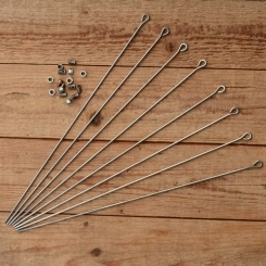 Anbausatz für Kotschützer "BLUEMELS", 28 Zoll, komplett mit allen Teilen, orig. Altbestand 