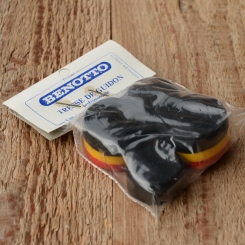 Lenkerband "BENOTTO", schwarz-gelb-rot, incl. Lenkerstopfen 