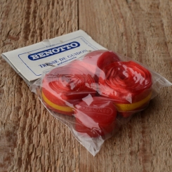 Lenkerband "BENOTTO", rot-gelb, incl. Lenkerstopfen 