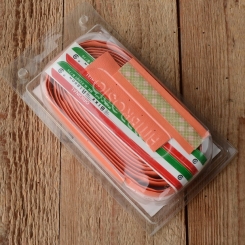 Lenkerband "AMBROSIO", orange, klassisches Lenkerband der 80/90er Jahre, NOS       