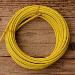 Bowdenzug Außenhülle, gelb, Durchmesser außen 4.8mm, Durchmesser innen 2.5mm, 1 Meter 