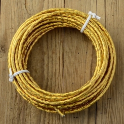 Bowdenzug Außenhülle, goldgelb, Durchmesser außen 5.0mm, Durchmesser innen 2.5mm, pro Meter 