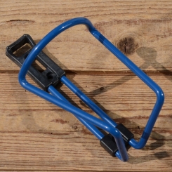 Halter für Trinkflasche, blau, Alu / Kunststoff, zur Rahmenmontage, NOS 