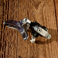 Umwerfer Kettenschaltung, "SIMPLEX", 60/70er Jahre,  alte Neuware, Montage Unterrohr (ca. 29 - 29,5 mm)   