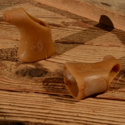 Bremshebel Überzug "CAMPAGNOLO", Shield Logo, braun 