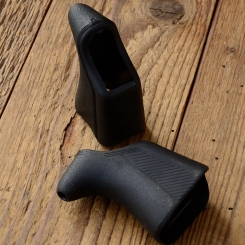 Bremshebel Überzug, schwarz, neutral,  passend für div. 50-80 er Jahre, u.a. Shimano, Weinmann, Universal,  etc., Neuauflage  