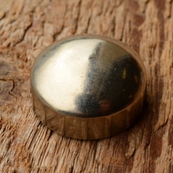 Pedalkappe, vernickelt, Innenriffelung D_innen=21.7/22mm D_aussen=24.5mm, orig. alte Neuware 