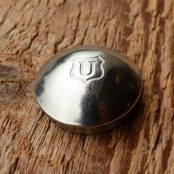 Pedalkappe, "UNION", verchromt, D_innen=22.2mm D_aussen=24.5mm, orig. alte Neuware 