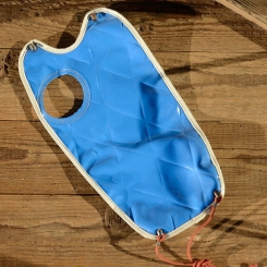 Tankbezug / Tankschoner, für Mopeds, himmelblau RAL5015, L=345mm/B=185mm 