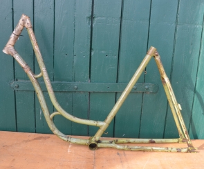 Fahrradrahmen "Bergsteiger" Damenausführung, 50er Jahre, 28 Zoll 