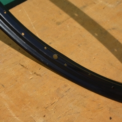 Felge 26 x 2,00 schwarz, Breite 42 mm, 36-loch, Ventilbohrung 8,5 mm, restauriert 