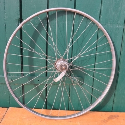 Laufrad hinten 28 x 1,75, Torpedo-Dreigang-Nabe Typ 515, Felge "Weinmann-Inox", Breite 29 mm 