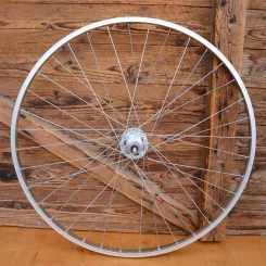 Laufrad mit Alu-Felge "Schürmann" 28 x 1 ¼, (622-18), gepunzt, Breite 23 mm 