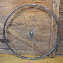 Laufrad vorn 28 x 1 ¼ x 1 ¾ (622-22) für Drahtbereifung, verchromt 