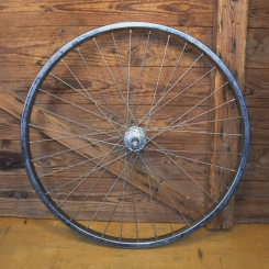 Laufrad hinten 26 x 1.90, "Rigida" verchromt, 36-Loch, Ventilbohrung 8,5 mm 