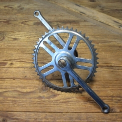 Tretlager Glockenausführung, universell einbaubar, Kurbellänge 170 mm, Achslänge 140 mm 