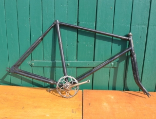 Fahrradrahmen Herrenausführung "Weltflieger" für 26 x 2,00 Vollballonbereifung, 