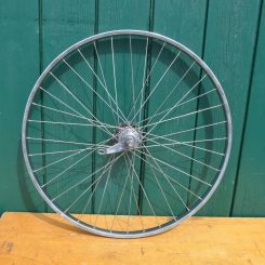 Hinterrad 26 x 2 (559-22), verchromt, Speichen verzinkt, Sachs Jet Nabe, gebr. 