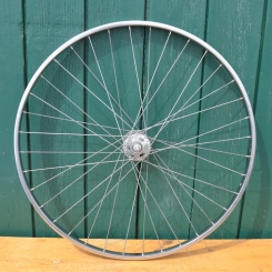 Laufrad vorn 26 x 1 3/8 "Schürmann" verchromt, Hochflanschnabe "Union", 