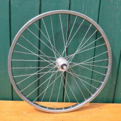 Laufrad hinten 24 x 1,90 (524-25) verchromt, Speichen verzinkt, gepunzt, Breite 32 mm 