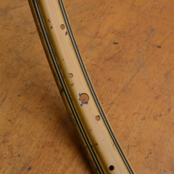 Felge 26 x 1,75 für Drahtbereifung, Holzdekor, 36-loch, Breite 35 mm 