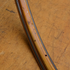 Felge 26 x 1,75 für Drahtbereifung, Holzdekor, NOS, 36-loch, Breite 35 mm 