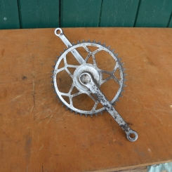 Tretlager Glockenausführung für 40x70 mm Tretlagergehäuse. Universell verbaubar.  