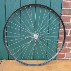 Laufrad 28 x 1,75, Nabe "Weco", Linierung grün/weiß 