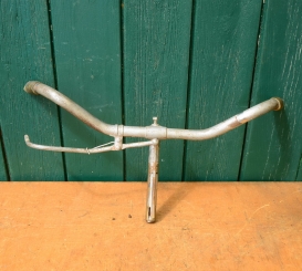 Lenker "Miele" 50er Jahre, silber überstrichen, 22 mm, Breite 580 mm 