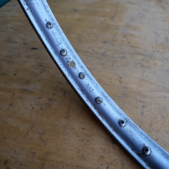 Mopedfelge "Altenburger" Alu, 24 x 2,00, 36-loch gepunzt 