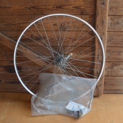 Hinterrad mit 3-Gang Nabe, mit Schalter, NOS, Chromfelgen 26 x 1,75 