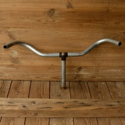 Lenker, orig. NOS 40er Jahre, cadmiert, 22mm, Breite 55 cm, Schaftlänge 15,5 cm 