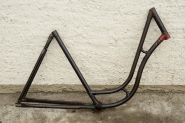 Fahrradrahmen "MIELE",  Damenausf., 28 Zoll , RH=55cm, orig. 50er J., ohne Gabel,  ohne Tretlager 