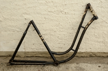 Fahrradrahmen "NSU",  Damenausf., 28 Zoll , RH=53cm, orig. 50er J., ohne Gabel,  ohne Tretlager 