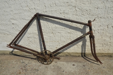 Fahrradrahmen "Chemnitzia" Herrenausf. 26 Zoll, Stahl, RH=55 cm, 30er Jahre.  