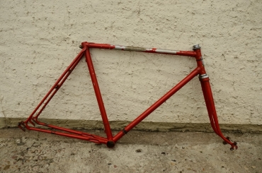  Fahrradrahmen "Rixe", Herrenausf., vollverchromt, 28 Zoll, Rahmenhöhe = 55 cm, 60er Jahre 