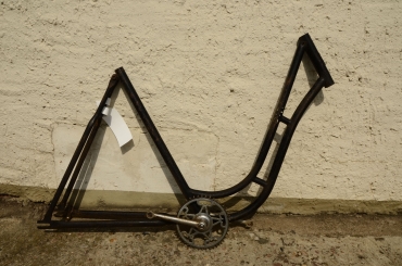 Fahrradrahmen "Dixi", Damenausf., ca. 1930, Originallack 