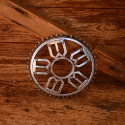 Kettenblatt "Torpedo" mit Weilwerke Torpedo Logo, 30er bis 50er Jahre, Schraubgewinde ca 53,5 mm 