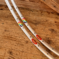 Felgensatz für Schlauchreifen "Super Champion Competition" "Arc en Ciel" 28 Zoll,  