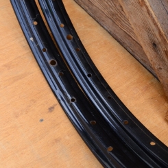 Mopedfelge "Ruhrwerk" 26 x 2, Breite 39,5 mm, 36 Loch,  Bohrungen in 5,6 mm, für Motorfahrräder 74/98 ccm 