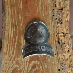 Steuerkopfschild DÜRKOPP, Bielefeld, Originalschild aus Sammlungsbestand 