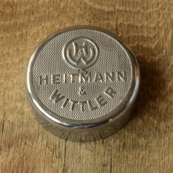 Fahrrad/Moped Klingel Deckel " HEITMANN & WITTLER", orig. 30er Jahre, verchromt, ohne Unterteil, siehe Bilder 