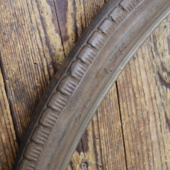 Reifen Fahrrad, DUNLOP, 28 x 1,75, braun, 50er J., gebraucht gem. Bildern 